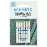 Игла/иглы Schmetz Microtex 130/705 H-M 80/12 особо острые