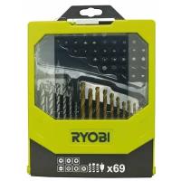 Ryobi набор 69 предметов RAK69MiX 5132002687