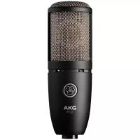 Микрофонный комплект AKG P220, комплектация: микрофон, разъем: XLR 3 pin (M), черный, 1 шт