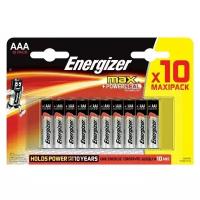 Батарейка Energizer Max AAA/LR03, в упаковке: 10 шт