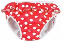 ImseVimse трусики Swim Diapers S (6-8 кг) 1 шт., red dots frill