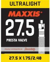 Камера Maxxis Ultralight 27.5x1.75/2.40 0.6 мм вело нип. 48 мм (EIB00139600)