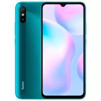 Redmi 9A Peacock Green(M2006C3LG), 6.53" 20:9 1600 x 720, 2.0GHz, 8 Core, 2GB RAM, 32GB, 13Mpix/5Mpix, 2 Sim, 2G, 3G, LTE, BT v5.0, WiFi 802.11 b/g/n, GPS / AGPS, GLONASS, Beidou, Micro-USB, 5000 mAh, 164,9 ммx77,07 ммx9 мм, RU