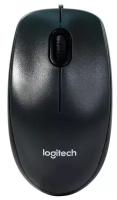 Мышь проводная Logitech M100 Dark/Grey