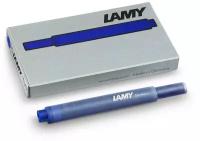 Картридж чернильный для перьевой ручки LAMY T10, Синий, 5 шт./уп, 1602077