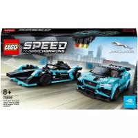 LEGO Speed Champions 76898 Formula E Panasonic Jaguar Racing GEN2 car & Jaguar I-PACE eTROPHY, 565 дет