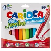 Фломастеры "CARIOCA Jumbo", 12цв., утолщенные, блистер