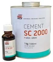 Двухкомпонентный клей TIP-TOP Cement SC 2000 (негорючий, зеленый)