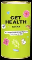 Trawa Крекеры льняные с розмарином от Get Health, 160 гр