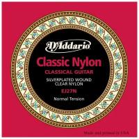 Струны для классической гитары D'ADDARIO EJ27N