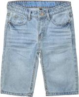 Шорты джинсовые для мальчиков, Цвет Голубой, Размер 152