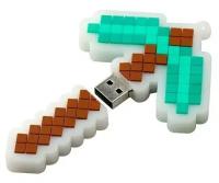 USB Флешка Алмазная Кирка Minecraft Майнкрафт 64 ГБ