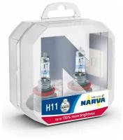 Лампа галогенная Narva 48101 Range Power 150+ H11 12V 55W PGJ19-2, 2 шт. (бокс)