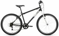 Велосипед ALTAIR MTB HT 26 1.0 (26" 7 ск. рост. 19") 2022, черный/серый, RBK22AL26103