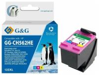 Картридж струйный G&G Gg-ch562he 122 многоцветный (18мл) для HP DJ 1050A/2050A/3000 Gg-ch562he