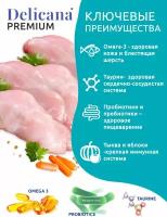 Сухой корм для кошек Delicana с кроликом 1.5 кг