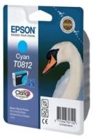 Картридж Epson T0812 Cyan голубой C13T11124A10