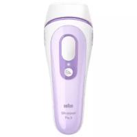 Фотоэпилятор Braun PL3000 Silk-expert IPL Pro 3, белый/фиолетовый