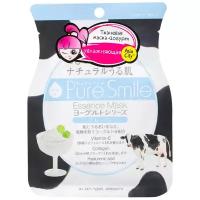 Sun Smile тканевая маска Yogurt Mask увлажняющая с экстрактом отрубей