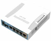 Роутер беспроводной MikroTik hAP ac (RB962UIGS-5HACT2HNT) AC1750 10/100/1000BASE-TX/SFP