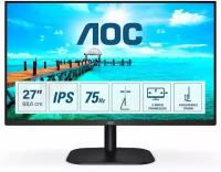 27" Монитор AOC 27B2H, 1920x1080, 76 Гц, IPS, черный