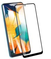 Защитное стекло 3D Glass Pro для Samsung Galaxy A40 / A01 / M01 полный клей ( черная рамка)