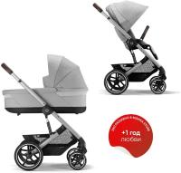 Cybex Balios S Lux Коляска 2 в 1 новое поколение, рама Silver, рама Lava Grey