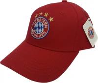 Бейсболка FC Bayern Munchen Бейсболка фк Бавария кепка, размер one size, красный