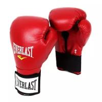 Перчатки тренировочные на липучке Everlast 10oz красные