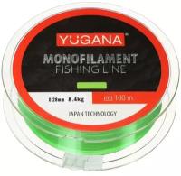 Леска монофильная YUGANA, диаметр 0.28 мм, 8.4 кг, 100 м, зелёная