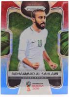 Коллекционная карточка Panini Prizm FIFA World Cup Russia 2018 #172 Mohammad Al-Sahlawi - Red Blue Wave S0221