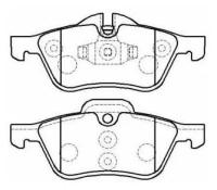 HSB HP5260 Колодки тормозные дисковые MINI: Cooper HSB HP5260