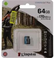 SD карта Kingston Canvas Go! Plus SDCG3/64GBSP