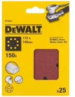 Шлифлист DeWALT DT3015, 115x140мм 150G (25 шт.)