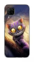 Силиконовый чехол на Huawei P40 Lite / Хуавей П40 Лайт Cheshire Cat