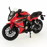 Мотоцикл WELLY 1:18 Honda CBR 650F красный