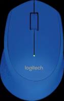 Беспроводная компактная мышь Logitech M280, синий