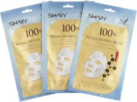 Shary маска Shary Hyaluronic Acid 100% Гиалуроновая кислота (3 шт х 20 г), 20 г