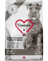Сухой гипоаллергенный корм 1st CHOICE GF HYPOALLERGENIG для взрослых собак, утка, 340 гр