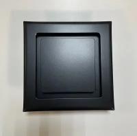 Визионер Диффузор приточно-вытяжной на магнитах регулируемый НДК-100 декоративный металлический черный матовый