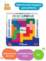 Развивающая игра из дерева "Пентамино" (IQ step)