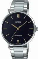 Наручные часы CASIO Collection Men MTP-VT01D-1B, черный, серебряный