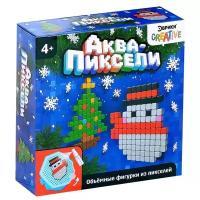 Эврики Аквамозаика "Снеговик и елка", 200 деталей, Sl-02406 4336962