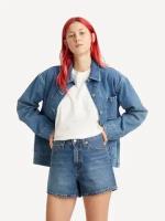 Бермуды Levi's 80S MOM SHORT, размер 27, синий