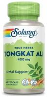 Тонгкат Али 400мг Solaray, 60 капсул, для потенции, мышц, нервной системы, иммунитета