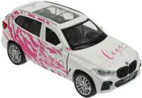 Машина Технопарк BMW X5 для девочек металлический инерционный 12см x5-12GRL-WH 3+