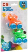 Развивающая игрушка BONDIBON Baby You Лошадка и слон ВВ3422, зеленый/оранжевый/голубой