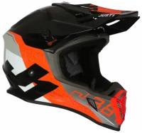 Шлем кроссовый JUST1 J38 Korner, размер L, оранжевый/черный