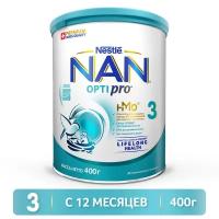 Детское молочко NESTLE Nan Optipro 3, 400г