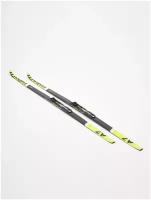 Лыжи беговые VUOKATTI 205 см с креплением NNN Wax цвет Black/Yellow